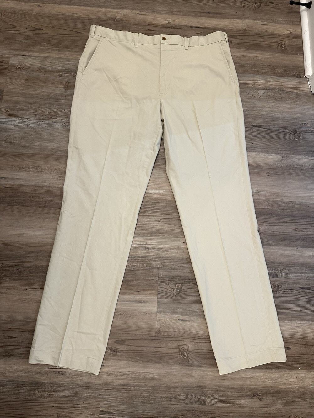 Polo Ralph Lauren Pants Adult 38 x 34 Beige Chino Golf Performance Tailored Mens